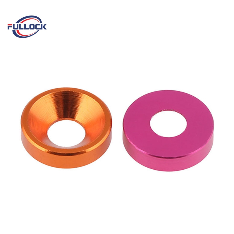 Colorful aluminum washer